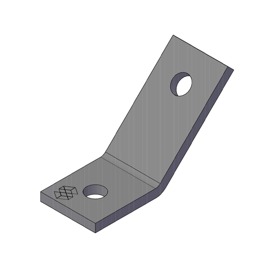 Angle Fitting 2 Holes 135 Deg