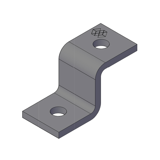 Z Fitting 2 Holes for 41